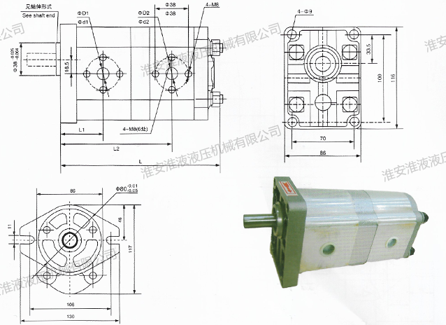 CBN-F300雙聯泵系列